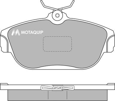 Motaquip LVXL618 - Тормозные колодки, дисковые, комплект autospares.lv