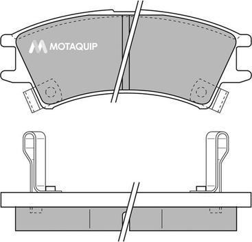 Motaquip LVXL613 - Тормозные колодки, дисковые, комплект autospares.lv