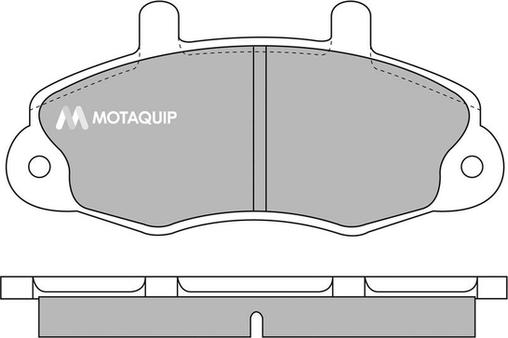 Motaquip LVXL624 - Тормозные колодки, дисковые, комплект autospares.lv