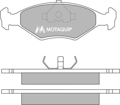 Motaquip LVXL198 - Тормозные колодки, дисковые, комплект autospares.lv