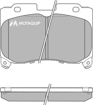Motaquip LVXL144 - Тормозные колодки, дисковые, комплект autospares.lv