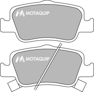 Motaquip LVXL1406 - Тормозные колодки, дисковые, комплект autospares.lv