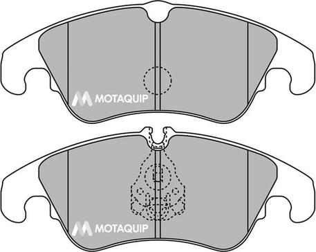 Motaquip LVXL1401 - Тормозные колодки, дисковые, комплект autospares.lv