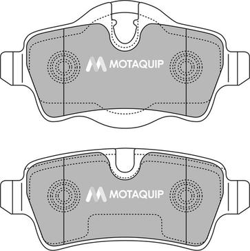 Motaquip LVXL1403 - Тормозные колодки, дисковые, комплект autospares.lv