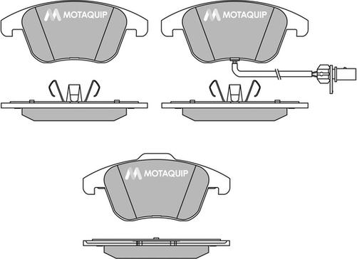 Motaquip LVXL1402 - Тормозные колодки, дисковые, комплект autospares.lv