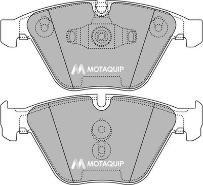 Motaquip LVXL1411 - Тормозные колодки, дисковые, комплект autospares.lv