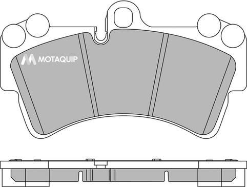 Motaquip LVXL1429 - Тормозные колодки, дисковые, комплект autospares.lv