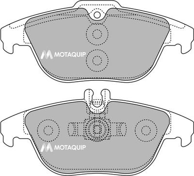 Motaquip LVXL1425 - Тормозные колодки, дисковые, комплект autospares.lv