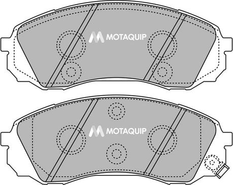 Motaquip LVXL1420 - Тормозные колодки, дисковые, комплект autospares.lv
