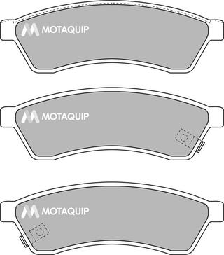 Motaquip LVXL1694 - Тормозные колодки, дисковые, комплект autospares.lv