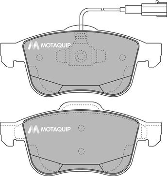 Motaquip LVXL1693 - Тормозные колодки, дисковые, комплект autospares.lv