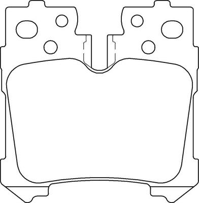 Motaquip LVXL1649 - Тормозные колодки, дисковые, комплект autospares.lv