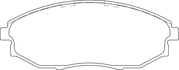 Motaquip LVXL1655 - Тормозные колодки, дисковые, комплект autospares.lv