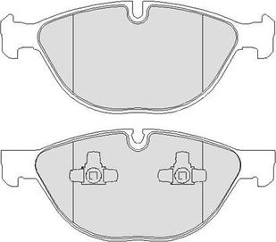 Motaquip LVXL1652 - Тормозные колодки, дисковые, комплект autospares.lv