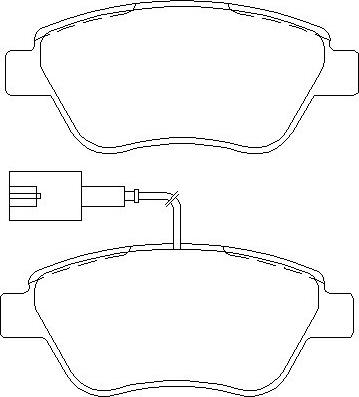 Motaquip LVXL1669 - Тормозные колодки, дисковые, комплект autospares.lv