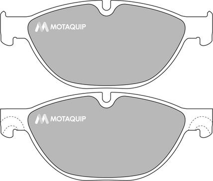 Motaquip LVXL1666 - Тормозные колодки, дисковые, комплект autospares.lv