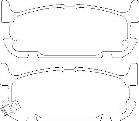 Motaquip LVXL1661 - Тормозные колодки, дисковые, комплект autospares.lv