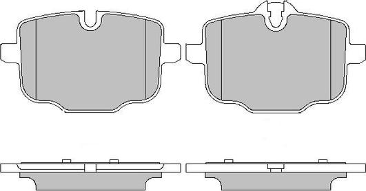 Motaquip LVXL1685 - Тормозные колодки, дисковые, комплект autospares.lv