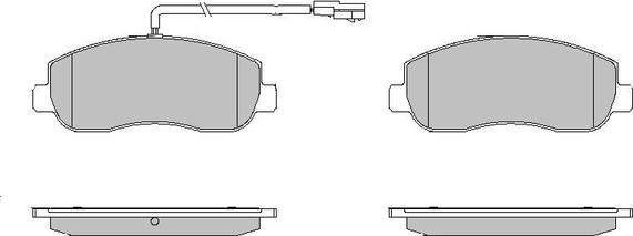 Motaquip LVXL1636 - Тормозные колодки, дисковые, комплект autospares.lv