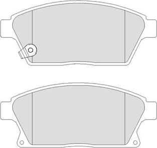 Motaquip LVXL1625 - Тормозные колодки, дисковые, комплект autospares.lv