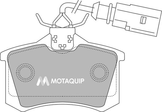 Motaquip LVXL1097 - Тормозные колодки, дисковые, комплект autospares.lv