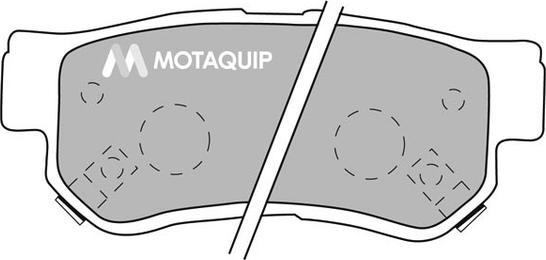 Motaquip LVXL1049 - Тормозные колодки, дисковые, комплект autospares.lv