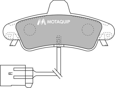 Motaquip LVXL1045 - Тормозные колодки, дисковые, комплект autospares.lv