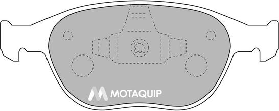 Motaquip LVXL1046 - Тормозные колодки, дисковые, комплект autospares.lv