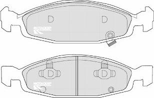 Motaquip LVXL1050 - Тормозные колодки, дисковые, комплект autospares.lv