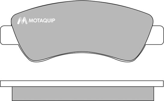 Motaquip LVXL1006 - Тормозные колодки, дисковые, комплект autospares.lv