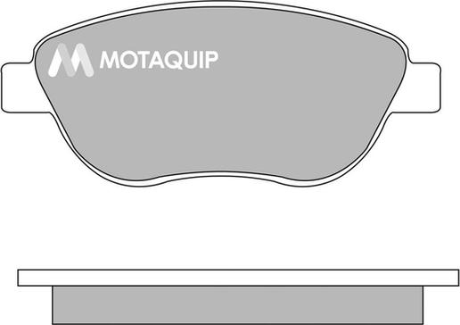 Motaquip LVXL1007 - Тормозные колодки, дисковые, комплект autospares.lv