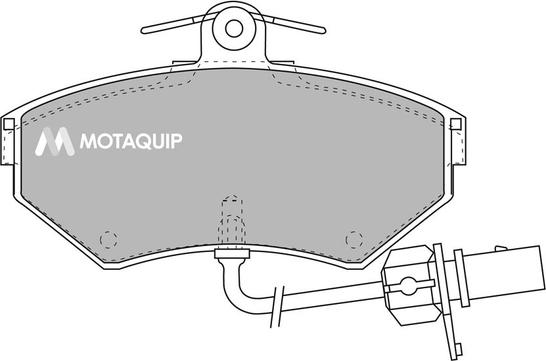 Motaquip LVXL1016 - Тормозные колодки, дисковые, комплект autospares.lv