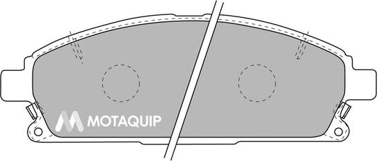 Motaquip LVXL1085 - Тормозные колодки, дисковые, комплект autospares.lv