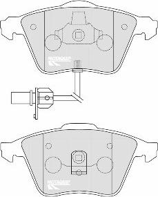 Motaquip LVXL1031 - Тормозные колодки, дисковые, комплект autospares.lv