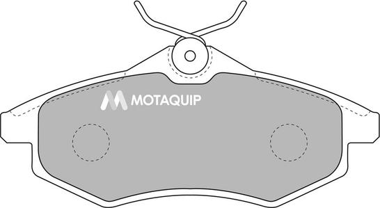 Motaquip LVXL1032 - Тормозные колодки, дисковые, комплект autospares.lv