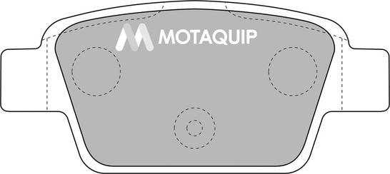 Motaquip LVXL1037 - Тормозные колодки, дисковые, комплект autospares.lv