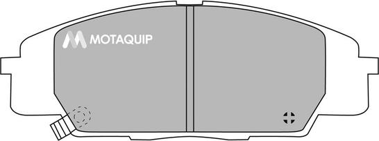 Motaquip LVXL1023 - Тормозные колодки, дисковые, комплект autospares.lv