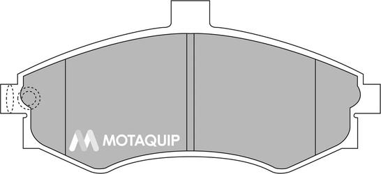 Motaquip LVXL1190 - Тормозные колодки, дисковые, комплект autospares.lv