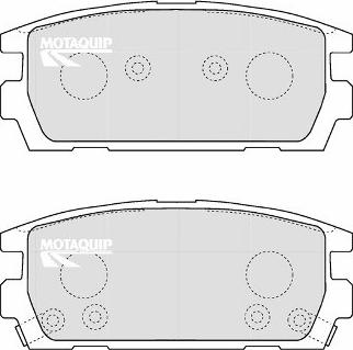 Motaquip LVXL1193 - Тормозные колодки, дисковые, комплект autospares.lv