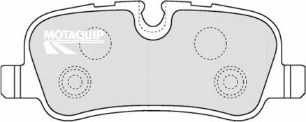 Motaquip LVXL1197 - Тормозные колодки, дисковые, комплект autospares.lv