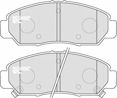 Motaquip LVXL1149 - Тормозные колодки, дисковые, комплект autospares.lv