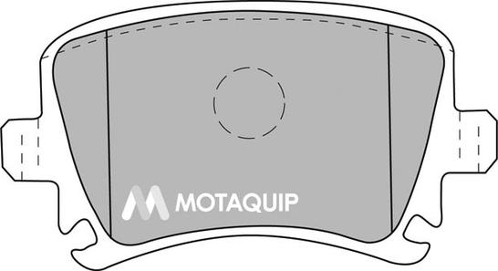 Motaquip LVXL1141 - Тормозные колодки, дисковые, комплект autospares.lv