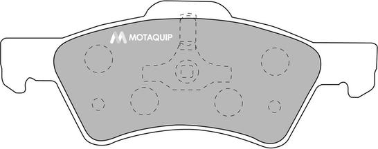 Motaquip LVXL1143 - Тормозные колодки, дисковые, комплект autospares.lv