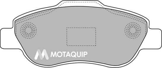 Motaquip LVXL1147 - Тормозные колодки, дисковые, комплект autospares.lv