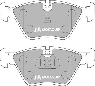 Motaquip LVXL1166 - Тормозные колодки, дисковые, комплект autospares.lv