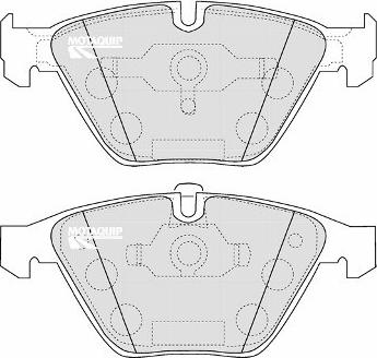 Motaquip LVXL1168 - Тормозные колодки, дисковые, комплект autospares.lv