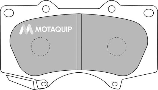 Motaquip LVXL1106 - Тормозные колодки, дисковые, комплект autospares.lv