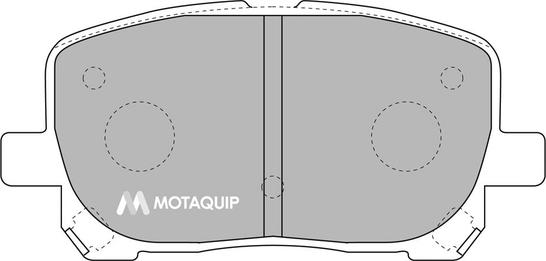 Motaquip LVXL1103 - Тормозные колодки, дисковые, комплект autospares.lv