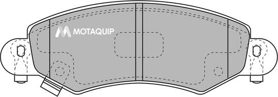 Motaquip LVXL1112 - Тормозные колодки, дисковые, комплект autospares.lv