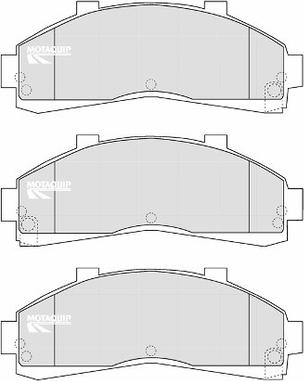 Motaquip LVXL1183 - Тормозные колодки, дисковые, комплект autospares.lv